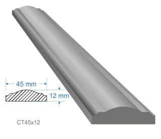 Madlo 45 x 12 x 3000 mm