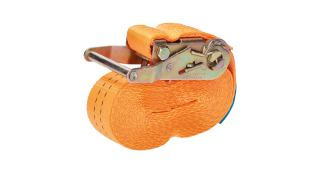 Jednodielny upínací popruh s račňou, 2 t, 35 x 4000 mm
