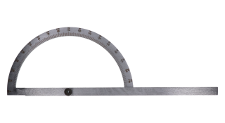 Uhlomer oblúkový KINEX, nerez, 0 - 180°, 250 x 400 mm