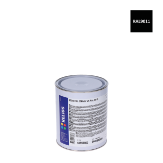 REZISTOL EMAIL farba na zinok čierna RAL 9011-polomat, 1 kg
