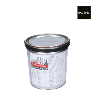 REZISTOL EMAIL farba na zinok čierna RAL 9011-polomat, 3 kg
