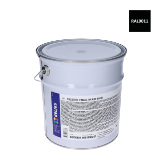 REZISTOL EMAIL farba na zinok čierna RAL 9011-polomat, 5 kg