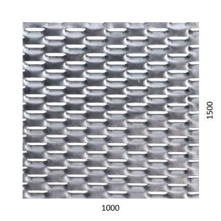 Ťahokov Fe, 1000 x 1500 x 1,5 mm, oko 47 x 18 mm