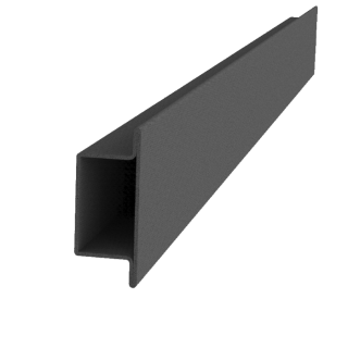 Uzavretý profil T 55 x 34 x 25 x 2 x 6000 mm, S235, hladký