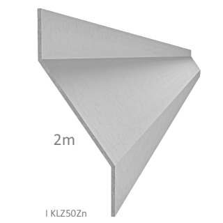 Z-profil lamela 30 x 34 x 23 x 1,5 x 2000 mm, pozink