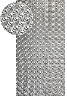 Plech pozinkovaný, 2000 x 1000 x 1,2 mm, 3D vzor dúha