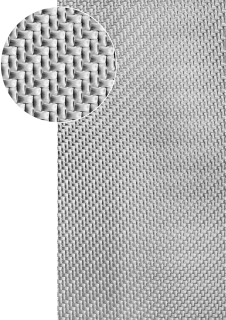 Plech pozinkovaný, 2000 x 1000 x 1,2 mm, 3D vzor pletenina