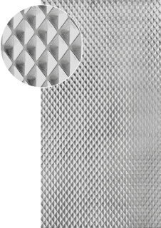 Plech pozinkovaný, 2000 x 1000 x 1,2 mm, 3D vzor ihlan