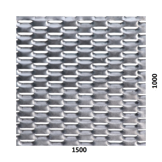 Ťahokov Zn 1500 x 1000 x 1,5 mm, oko 47 x 18 mm, mostík 8 mm