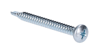 TEX skrutka 4,8 x 32 mm samozávrtná PZ, polguľatá DIN 7504N