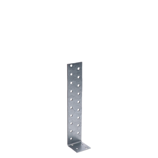 Uholník kotevný 200 x 40 x 40 x 2 mm, pozink, otvory ø 5 mm