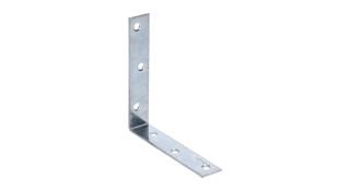 Uholník 100 x 100 x 19 x 2 mm, pozink, otvory ø 4,5 mm
