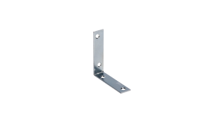 Uholník 75 x 75 x 17 x 2 mm, pozink, otvory ø 4,5 mm