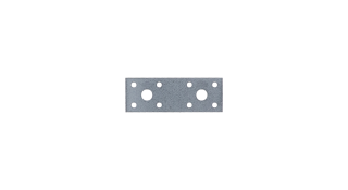 Plochá spojka 100 x 35 x 2,5 mm, pozink, diery ø 5/11 mm