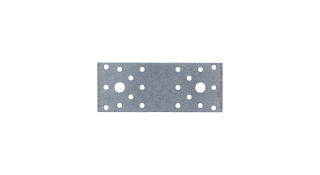 Plochá spojka 140 x 55 x 2,5 mm, pozink, diery ø 5/11 mm
