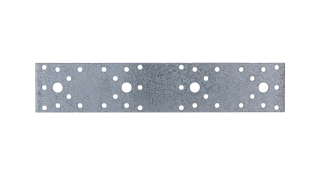 Plochá spojka 280 x 55 x 2,5 mm, pozink, diery ø 5/11 mm