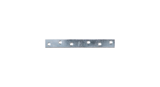 Plochá spojka 156 x 19 x 2 mm, pozink, diery ø 4,5 mm