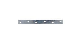 Plochá spojka 196 x 19 x 2 mm, pozink, diery ø 4,5 mm