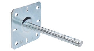 Pätka stĺpika s podstavcom 80 x 202 x 3 mm, pozink