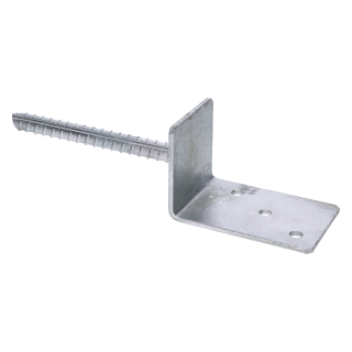 Pätka stĺpika L 84 x 130 x 324 x 5 mm, pozink