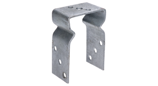 Pätka stĺpiku 121 x 60 x 150 x 4 mm, žiarový pozink