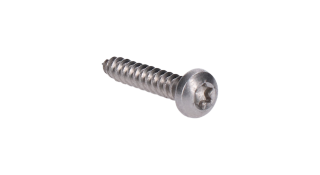 Nerezová skrutka samorezná 3,5 x 19 mm, polguľatá DIN 7981TX