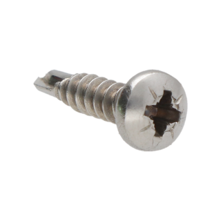 Skrutka samovrtná 4,2 x 13 mm, polguľatá, PZ2, AISI 304