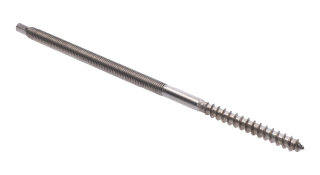 Závitový vrut 10 x 250 mm samorezný/metrický závit, AISI 304
