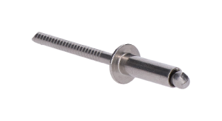 Nerezové trhacie nity 4 x 16 mm, AISI 304, DIN 7337