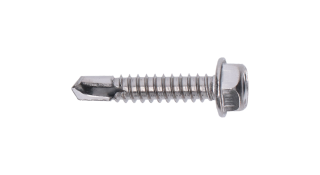 Skrutka samovrtná 3,9 x 13 mm, šesťhranná, DIN 7504/AISI 304