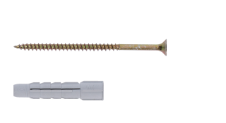 Hmoždinka rozperná 6 x 35 mm, skrutka 3,5 x 45 mm PZ2