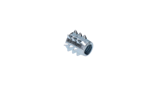 Narážacia matica do dreva M6 x 11 mm, zinková zliatina