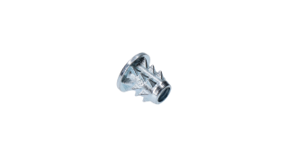 Narážacia matica do dreva M5 x 11 mm, zinková zliatina