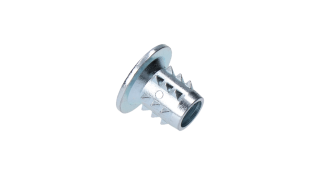Narážacia matica do dreva M8 x 15,2 mm, zinková zliatina