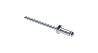 Trhací nit 4 x 8 mm zápustná hlava, hliník/pozink oceľ