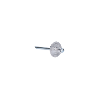 Trhací nit 4 x 10 mm, veľká hlava, hliník/pozink oceľ