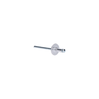 Trhací nit 4,8 x 8 mm, veľká hlava, hliník/pozink oceľ