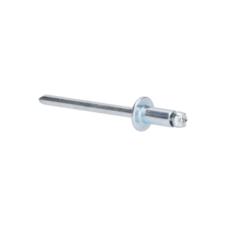 Trhací nit 4 x 14 mm, oceľ/oceľ, pozink DIN 7337