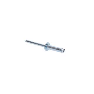 Trhací nit 4 x 20 mm, oceľ/oceľ, pozink DIN 7337