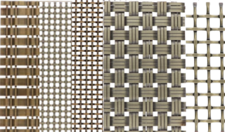 Vzorky dekoračných sietí formát 75 x 120 mm