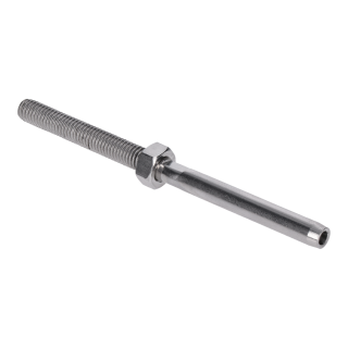 Úchyt pre lanko ø 4 mm, M8, brúsená AISI 304