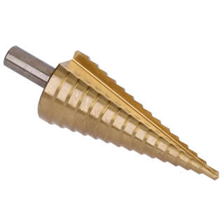 Stupňovitý kužeľový vrták HSS 4341 TiN 4 - 32 mm