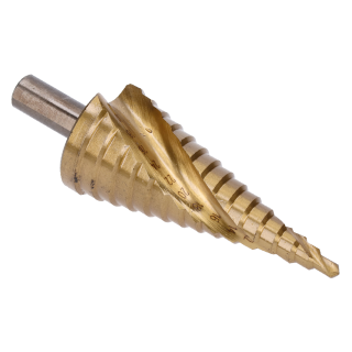 Stupňovitý kužeľový vrták HSS 4341 TiN 4 - 32 mm