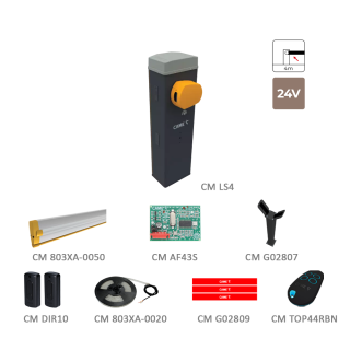 KIT GARD GLS40AGS závora do 4 m, intenzívne používanie, RAL 7024