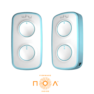 Vysielač LITE MINI NOA 2-kanál, 433 MHz, modro-biela