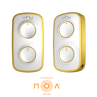 Vysielač LITE MINI NOA 2-kanál, 433 MHz, žlto-biely