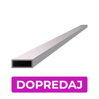DOPREDAJ profi 25 x 10 x 1,5 x 2000 mm, brúsená AISI 304