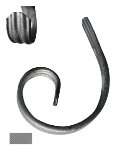 DOPREDAJ Polkruh 100 x 120 mm, 14 x 6 mm, základné rozkutie
