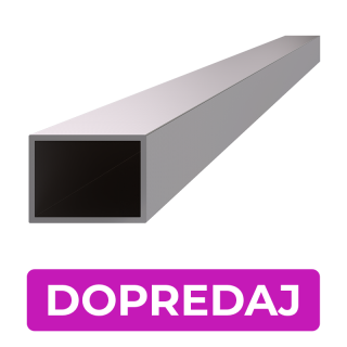 DOPREDAJ profil 40 x 30 x 2 x 5000 mm, brúsená AISI 304