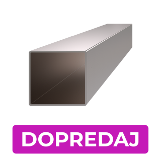 DOPREDAJ profil 50 x 50 x 2 x 1000 mm, brúsená AISI 304